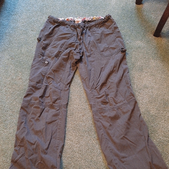 Womens Koi dark Grey scrub pants